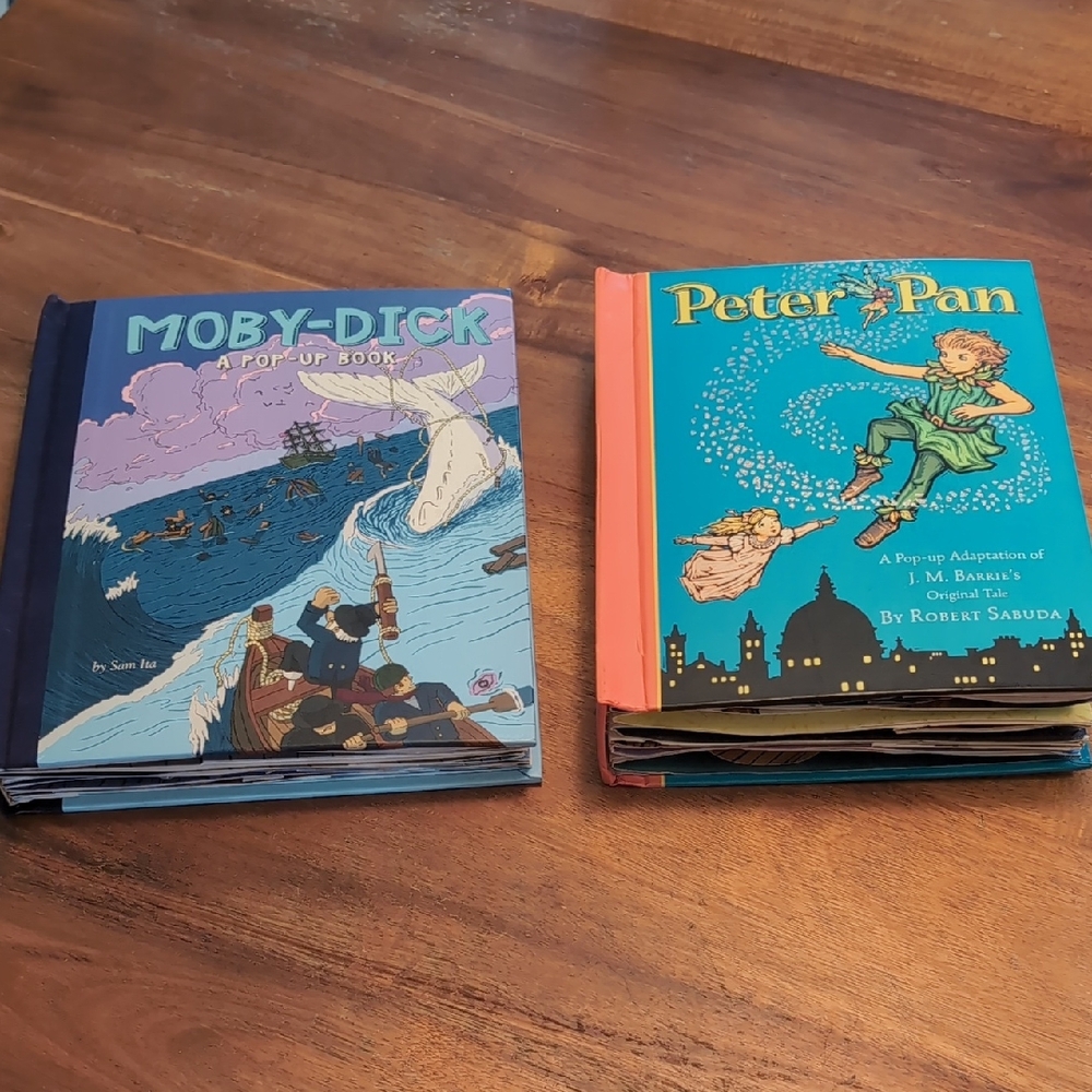 Moby-Dick and Peter Pan Pop-Up Books